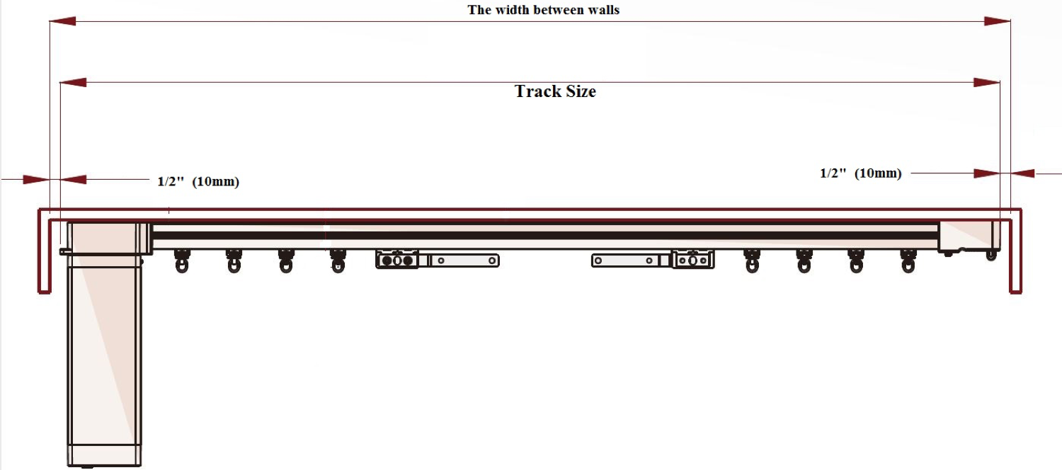 Curtain Track Selection Electric Drapery Rod