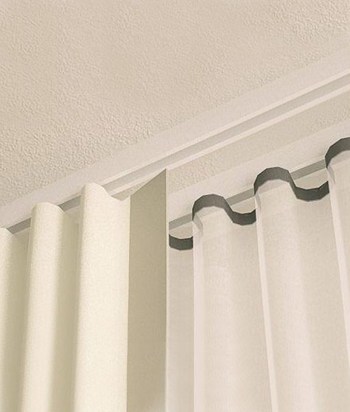 Ripple Fold Snap Belt And Runners Electric Drapery Rod